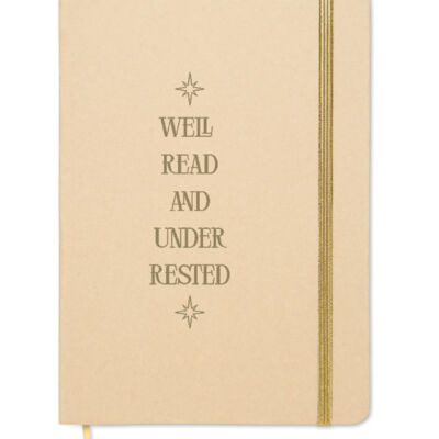 Well Read and Under Rested Engraved Notebook Thumbnail