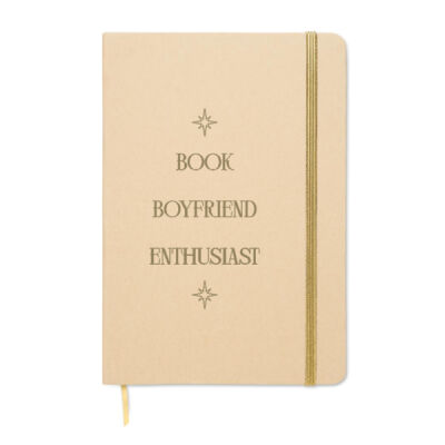 Book Boyfriend Enthusiast Engraved Notebook Thumbnail