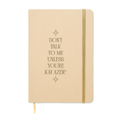 Don't Talk to Me Customisable Engraved Notebook Thumbnail