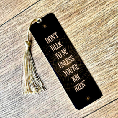 Don't Talk to Me Customisable Bookmark Thumbnail