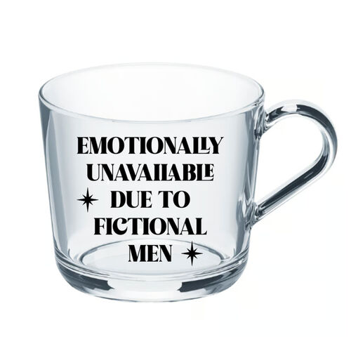 Emotionally Unavailable Due To Fictional Men Mug Thumbnail